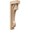 Ekena Millwork 3"W x 6"D x 18"H Thin Alma Rough Cedar Woodgrain TimberThane Corbel, Primed Tan CORUR03X06X18ALMRCPR - alternate 1